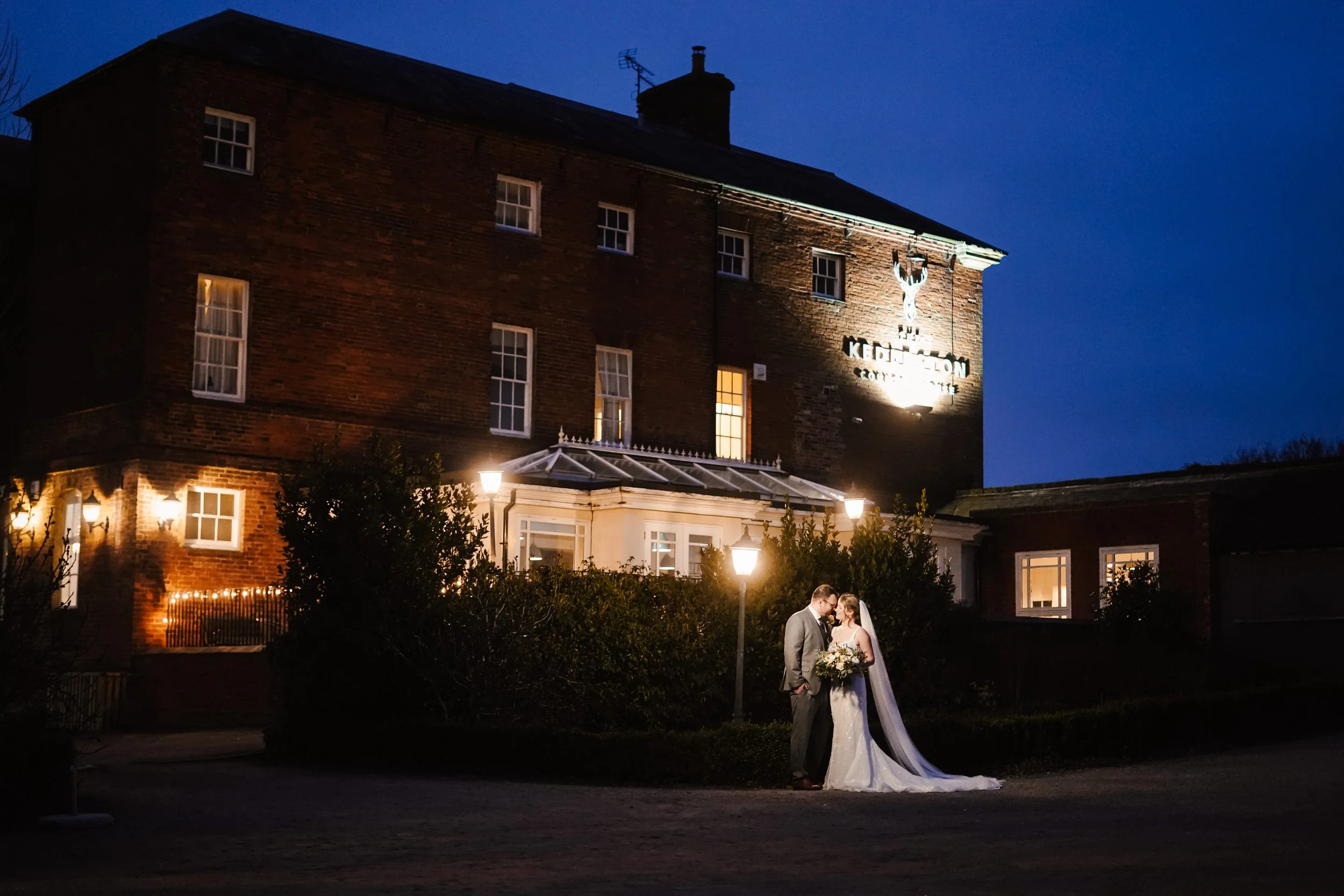 Christmas and Winter Twilight Wedding Venue inspiration Derbyshire