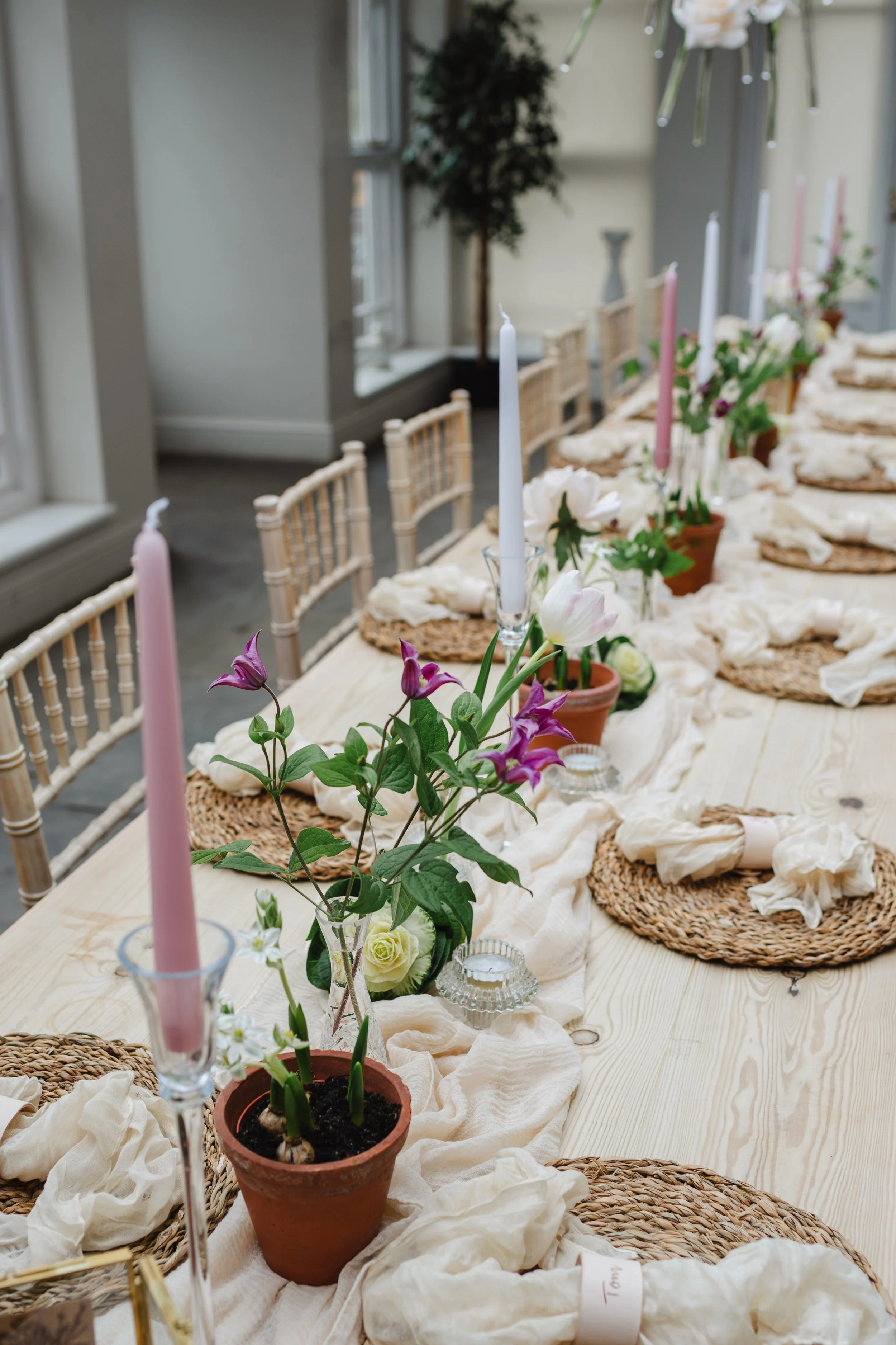 Sustainable wedding venue and decor derbyshire