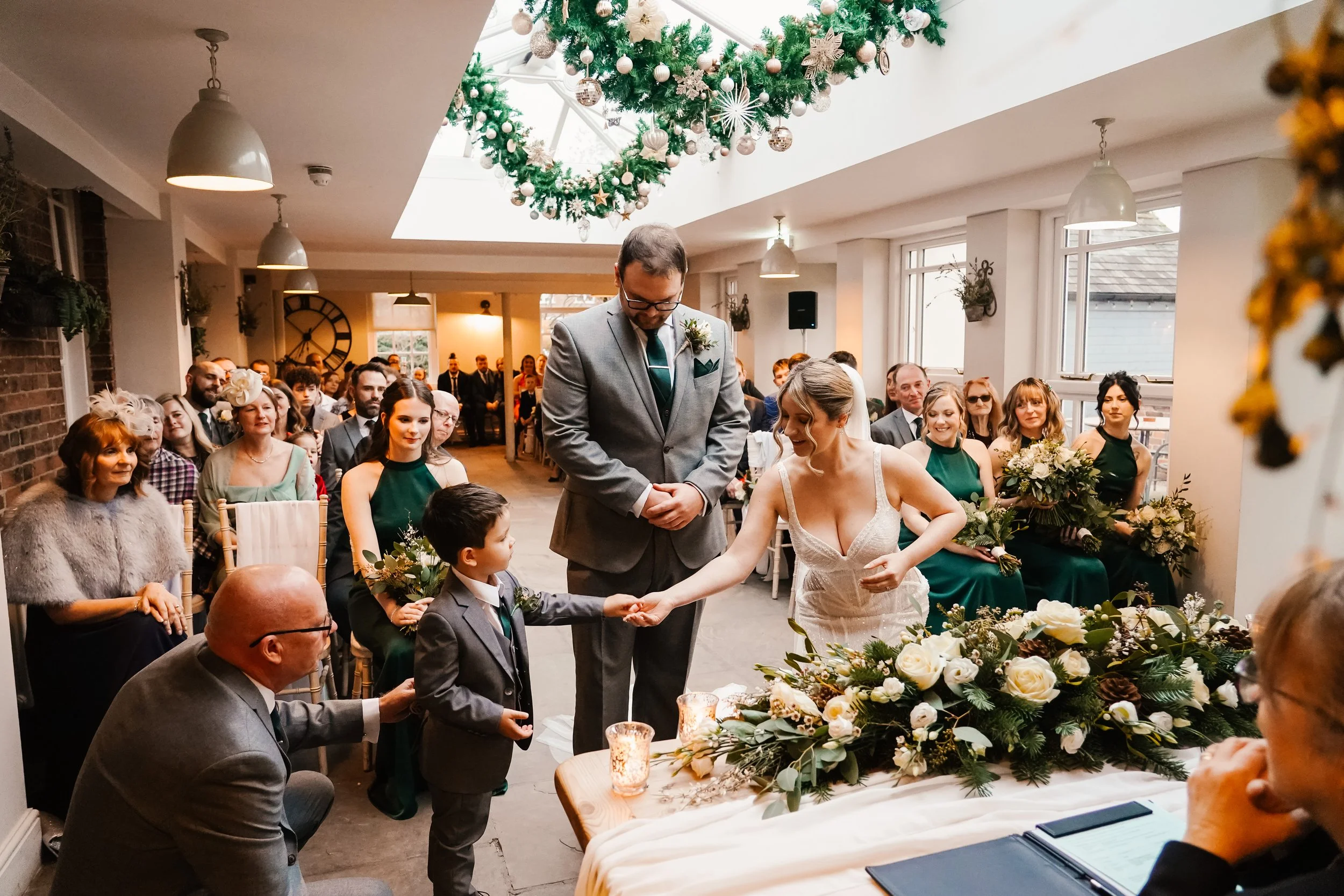 Christmas and Winter Twilight Wedding Venue inspiration Derbyshire